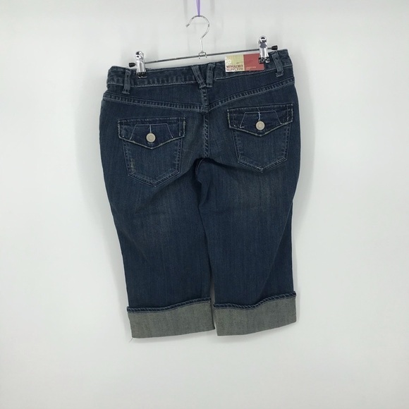 Mossimo Supply Co. Lowest Rise Crop Rolled Hem - Picture 2 of 11
